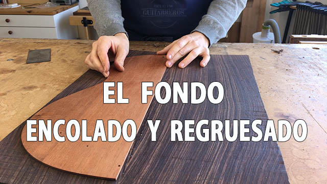 encolado y regrueso del fondo